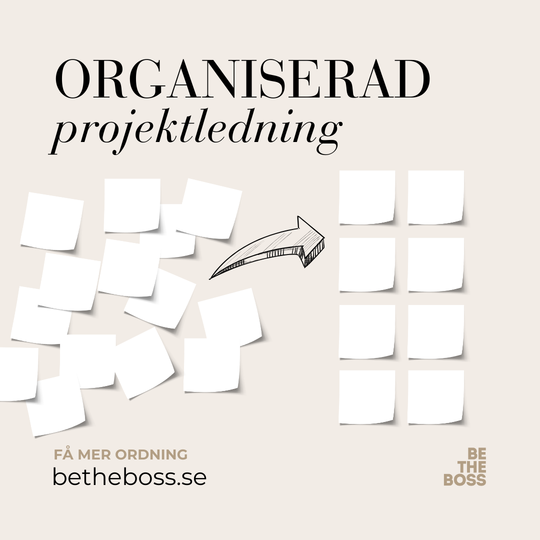 Organiserad projektledning
